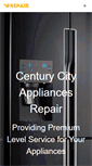 Mobile Screenshot of centurycity-appliance-repair.com